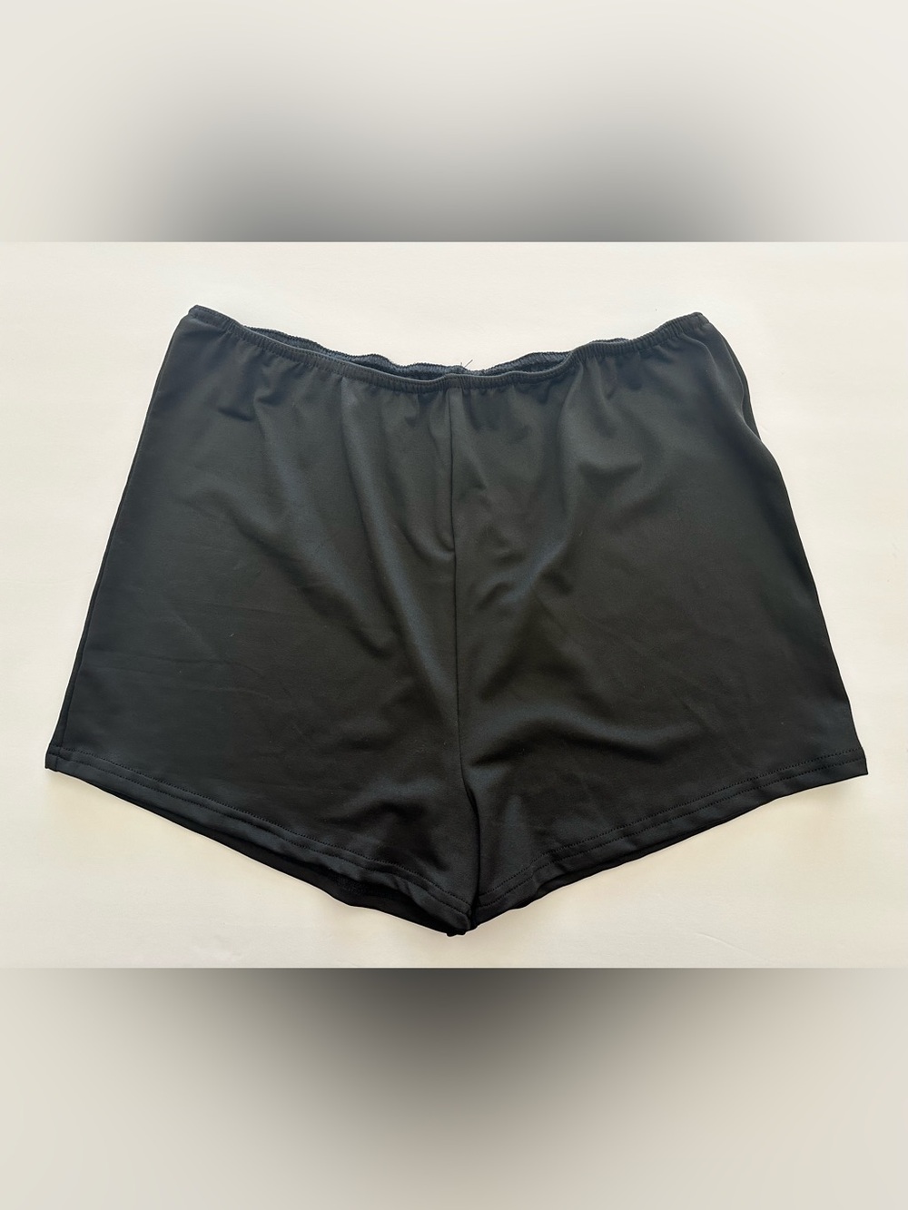 Women's Black Shorts with Elastic Waistband